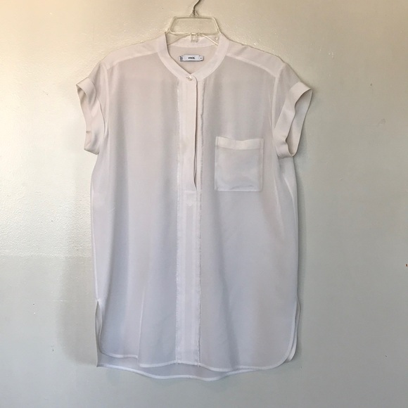 Vince Tops - Vince Silk Blouse Size Medium